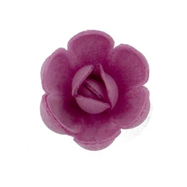 Róża angielska waflowa mała amarantowa - Daisy Decor